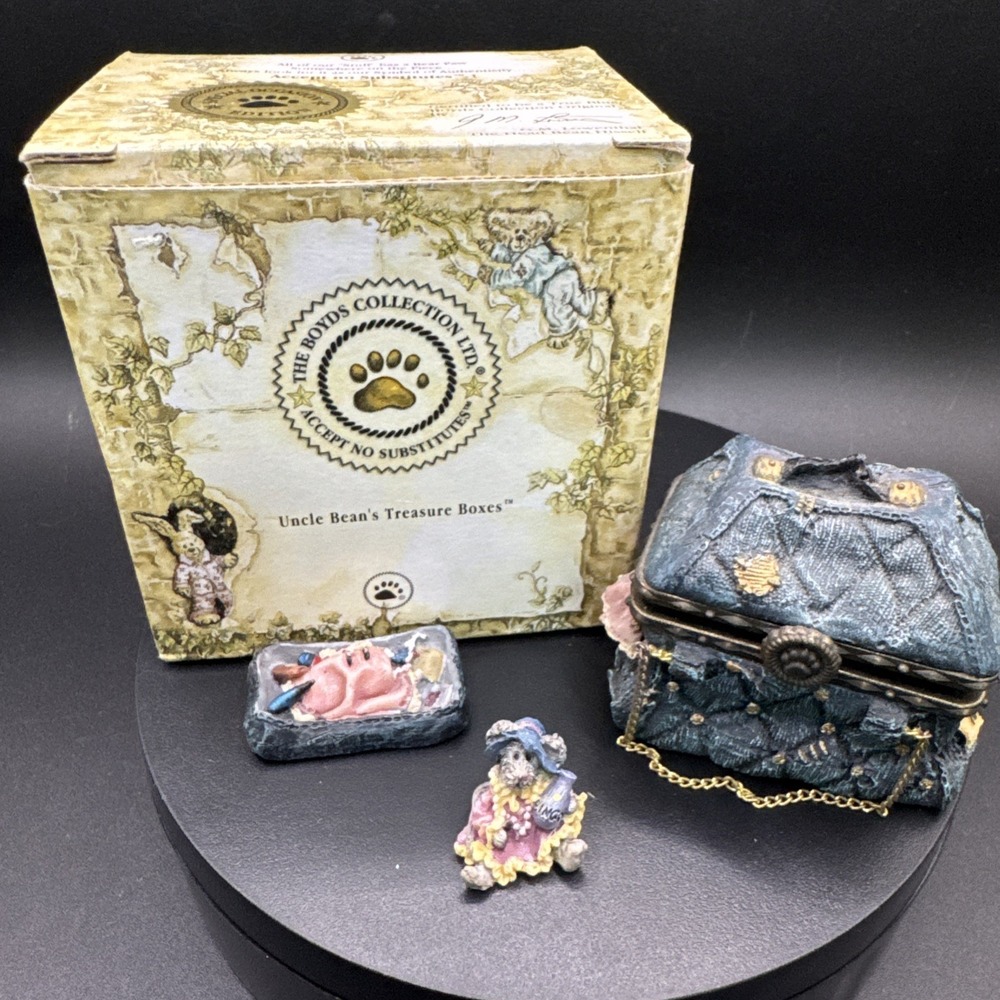 Mary Lou's Bottomless Purse w Bingo‎ McNibble Boyds 2000 trinket box NIB 82504